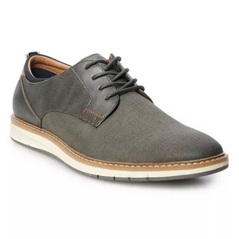 Sonoma Goods For Life Men's Korey Oxford Shoe. Color: Grey/Size: 10.5 Never worn